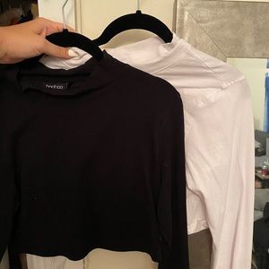 BooHoo Cropped High Neck top BUNDLE